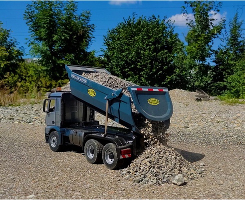 Camion Teledirigido Volquete Mercedes Benz Arocs 1:20 Metal Meiller 2,4GHz